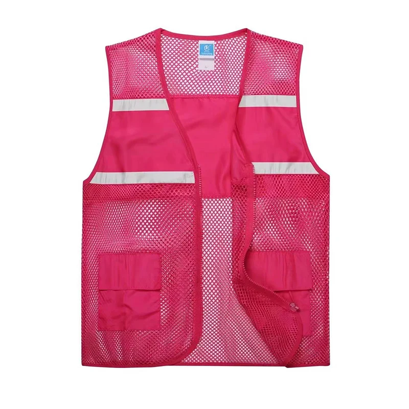 100% Polyester Reflekterende Bælte Net Vest