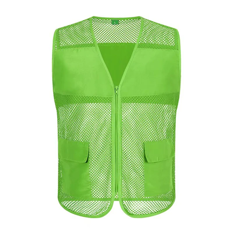 100% polyester fiskenet vest