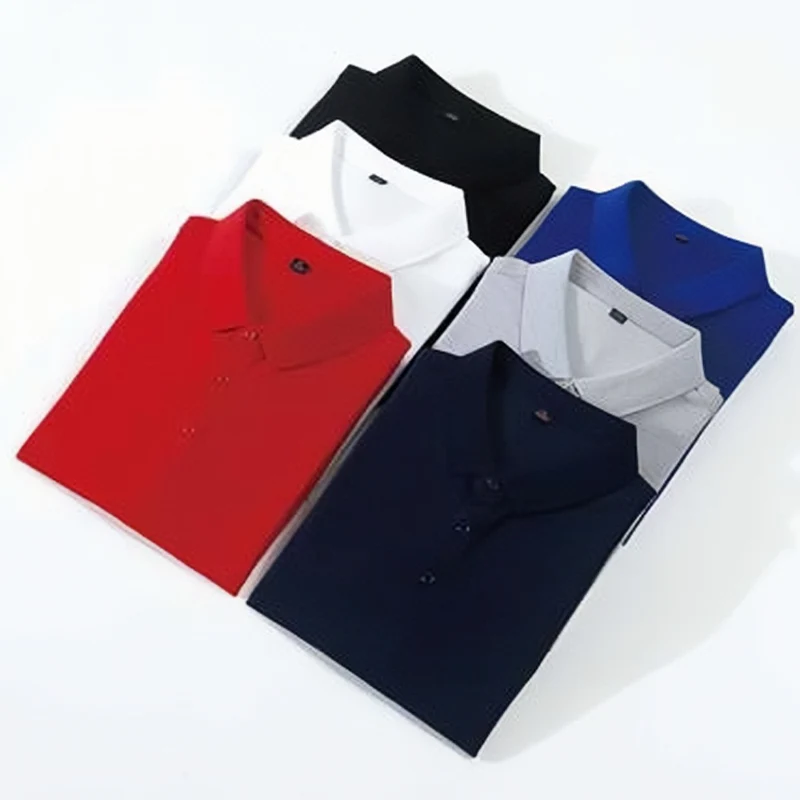 CVC langærmet poloshirt